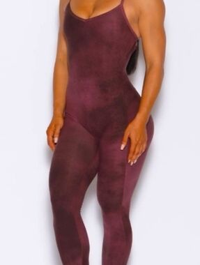 Bombshell Sportswear Burgundy Bodysuit